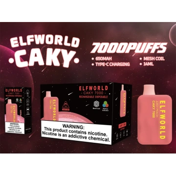 Suosittu ELF World VAPE-kertakäyttöinen e-savuke